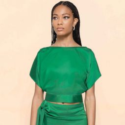 The Lala Top - Emerald