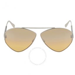 Grey Brown Mirror Pilot Ladies Sunglasses