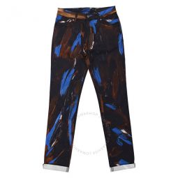 Painted Logo Jersey Trousers, Brand Size 44 (Waist Size 29)