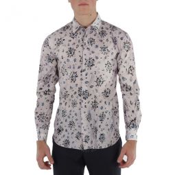 Multi Printed Long-Sleeved Shirt, Brand Size 38 (Neck Size 15)