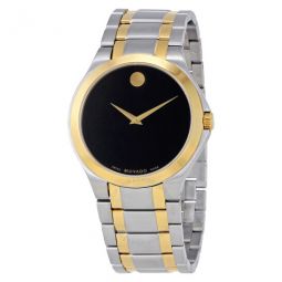Collection Black Dial Two-tone Mens Watch