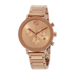 BOLD Evolution Chronograph Carnation Gold Dial Ladies Watch