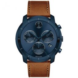 Bold Chronograph Ink Blue Dial Mens Watch