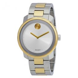 Open Box - Bold Silver Dial Two-tone Mens Watch