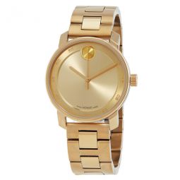 New Bold Access Quartz Gold Dial Mens Watch