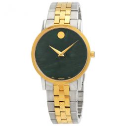 Museum Classic Quartz Green Dial Ladies Watch