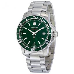 Series 800 Green Dial Stainless Steel Mens Watch