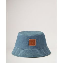 Denim Bucket Hat Denim Blue Cotton