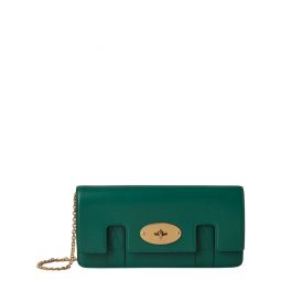 East West Bayswater Clutch Malachite High Gloss Leather