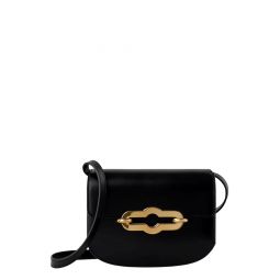 Small Pimlico Satchel Super Lux Calf (Black & Brass)