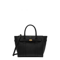 Small Zipped Bayswater Small Classic Grain (Black)