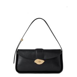 Small Lana Shoulder Bag High Gloss Leather (Black)