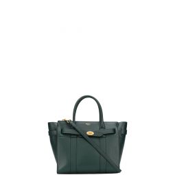 Small Zipped Bayswater Small Classic Grain (Mulberry Green)