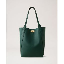 North South Bayswater Tote Mulberry Green Heavy Grain