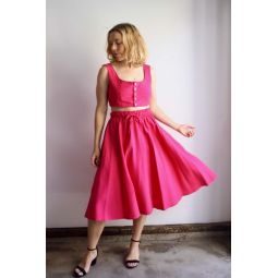 Ella Skirt - Hot Pink