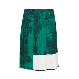 Pleats Printed Skirt