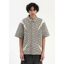 Namesake Stardust Devin Panelled Ss Embroidered Shirt