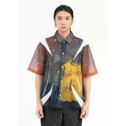 Namesake Artist Edition Kobe Devin Panelled Ss Print Shirt - Multicolor