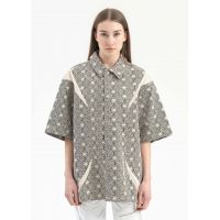 Namesake Stardust Devin Panelled Ss Embroidered Shirt