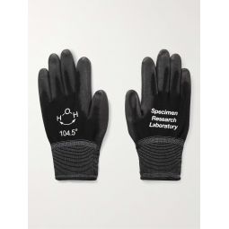 + SRL 10-Pack Logo-Print Coated-Mesh Gloves