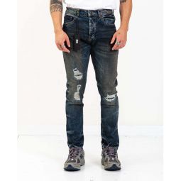 Thunders Dirty Overdye Jeans - Dark Indigo