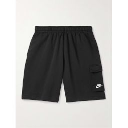 Sportswear Club Wide-Leg Cotton-Blend Jersey Cargo Shorts