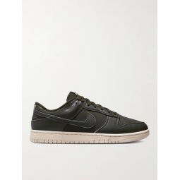 Dunk Low Retro PRM NBHD Leather-Trimmed Canvas Sneakers