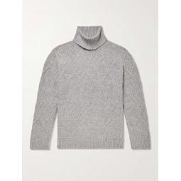 Bert Cable-Knit Rollneck Sweater