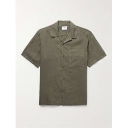 Julio 5029 Convertible-Collar Linen Shirt