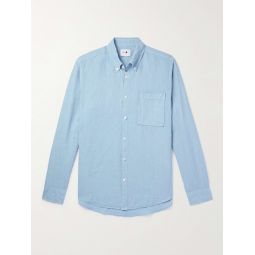 Arne Button-Down Collar Linen Shirt