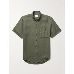 Arne 5706 Button-Down Collar Linen Shirt