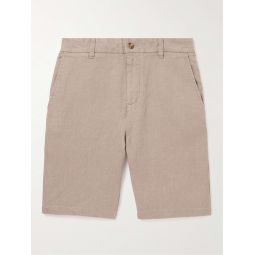 Crown 1196 Straight-Leg Linen Shorts