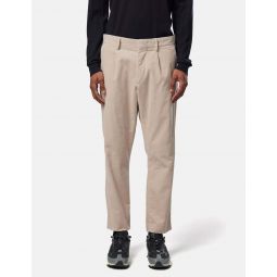 Bill Cropped, Relaxed Corduroy Trousers - Ecru