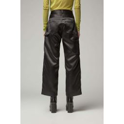 Painter Pants - Black Duchess Satin