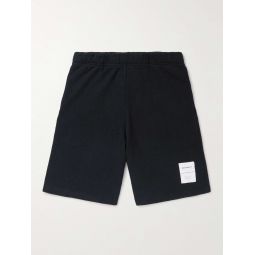 Vanya Straight-Leg Logo-Appliqued Organic Cotton-Jersey Shorts