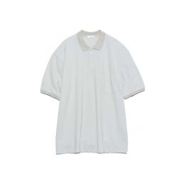 Short Sleeve Polo Shirt - Light Gray