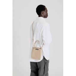 Water Repellent Shoulder Bag - Beige