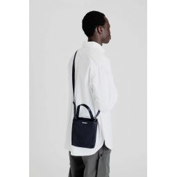 Water Repellent Shoulder Bag - Navy