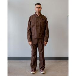 Penny Jean Jacket Poly - Twill Brown