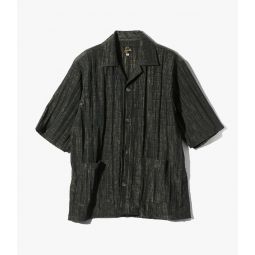R/N Bright Cloth Cabana Shirt - Cross/Black