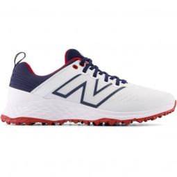 New Balance Fresh Foam Contend v2 Golf Shoes - White/Navy