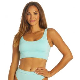 Nike Womens Essential Scoop Neck Midkini Top