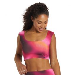 Nike Womens Aurora Reversible Crop Bikini Top
