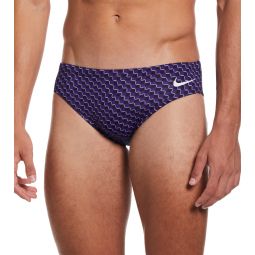 Nike Mens Drippy Check Brief Swimsuit