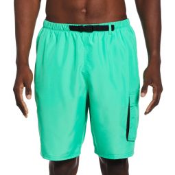 Nike Mens 20 Belted Packable Swim Trunks