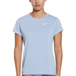 Nike Womens Essential Hydro Short Sleeve Swim Shirt