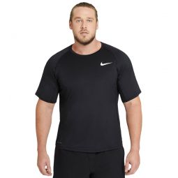 Nike Mens Essential Short Sleeve Hydro Rashguard (Extended Sizes)