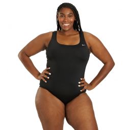 Nike Plus Size Chlorine Resistant Essential One Piece Swimsuit