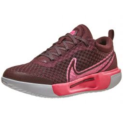 NikeCourt Zoom Pro PRM Burgundy/Pink Womens Shoes