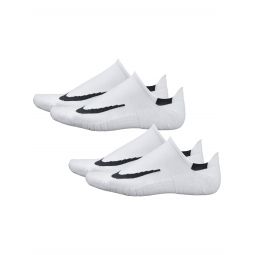 Nike Multiplier No Show Sock 2-Pack White/Black